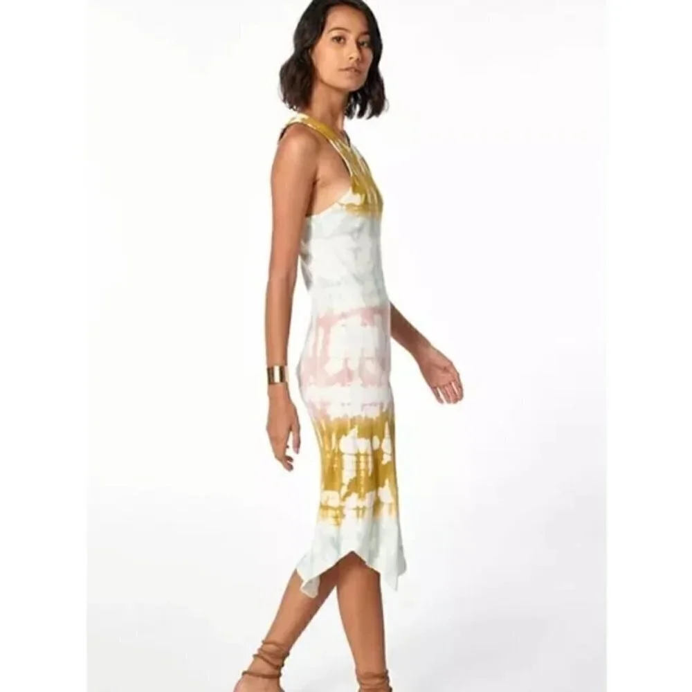 New Young Fabulous & Broke Robbie Blush Tank Midi Dress NWT